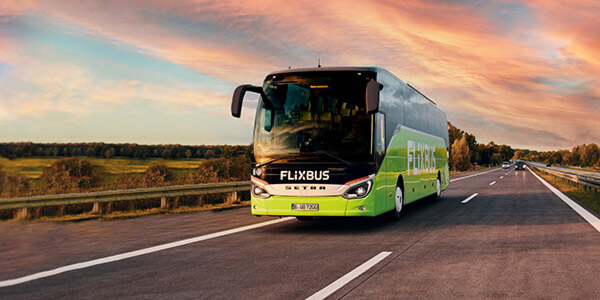 Bus travel through Europe FlixBus